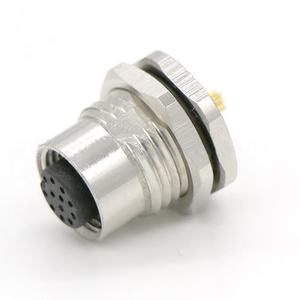 M5 M8 M12 M16 7/8 M23 không thấm nước Hàn <span class=keywords><strong>PCB</strong></span> bảng điều khiển gắn kết ổ cắm, Nam-Nữ cắm, 3P <span class=keywords><strong>4P</strong></span> 5P 6P 8p nhựa Cáp cảm biến - Product Image 4