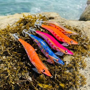 2026 <span class=keywords><strong>GAMA</strong></span> Vente en gros de haute qualité 3.5 #    Egi Squid Jigs, leurres en bois pour calamar, crevettes, poulpes, seiches, pêche en mer, hameçons pour calamar - Product Image 5