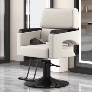 Chaise de coiffure de luxe, robuste, Belmont, style classique vintage, chaises de salon de coiffure - Product Image 2