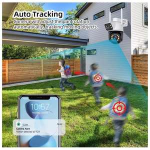 Icsee Xmeye 6Mp 4Ch 8Ch Sistema de cámara de seguridad Sistema de visión nocturna Red inalámbrica Nvr para el hogar Nube Tarjeta SD Almacenamiento DE DATOS Ptz - Product Image 6