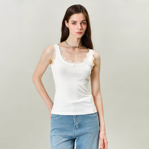 Gilet di qualità Premium canotta da <span class=keywords><strong>donna</strong></span> personalizzata per palestra Fitness canotta stile Casual colore e dimensioni personalizzate all'ingrosso canotta in cotone - Product Image 4