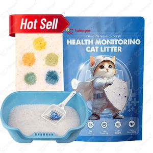 Litière pour chat en cristaux de haute qualité, à faible traçabilité et faible teneur en poussière, contrôle des odeurs, test du pH, vente directe usine - Product Image 1