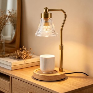 LANJO Nordic Style Electric Candle Warmer <b>Light</b> Safety Flameless Jar Melting Lamp with adjustable <b>pole</b> - Product Image 3