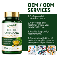 OEM/ODM Huile d'origan sauvage, extrait à base de plantes, capsules molles d'huile d'origan, compléments alimentaires de qualité alimentaire pour la santé