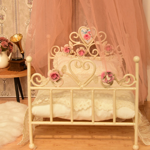 Gabby's Purrfect аксессуары для кукольного домика 1 12 кукла железная кровать для Maileg Style - Product Image 5