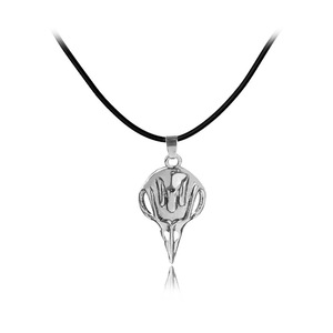 Vintage <span class=keywords><strong>Bellatrix</strong></span> <span class=keywords><strong>Lestrange</strong></span> Sculpey pendentif Style gothique oiseau crâne collier alliage corde chaîne pour hommes femmes Halloween décor - Product Image 2