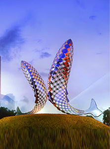 Estructura de Acero Arquitectónica para Paisajismo con Recubrimiento en Polvo para <span class=keywords><strong>Plaza</strong></span> Urbana - Product Image 6