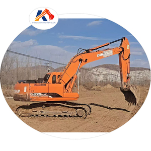 En stock en Corée : Excavatrice sur chenilles d'occasion Doosan DH225LC-7, faible consommation de carburant, vendue à bas prix - Product Image 1