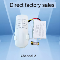 Interrupteur d'éclairage intelligent sans fil RF KaiYi KY-001 OEM 220V 10A avec portée de 30m-100m et alimentation par batterie pour système de maison intelligente