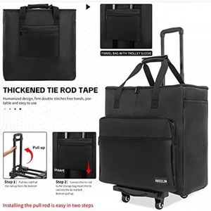 Maletín Portátil Gris para Computadora Portátil, Bolsa de Transporte Cuadrada para Negocios, Estuche Rígido de EVA para Laptop de Juegos - Product Image 6