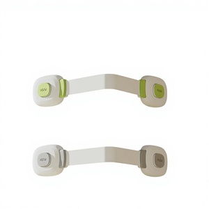 Verrou de sécurité enfant pour armoire et réfrigérateur, protection bébé, boucle anti-ouverture pour <span class=keywords><strong>tiroir</strong></span> coulissant, attaches de verrouillage en plastique pour armoire - Product Image 1