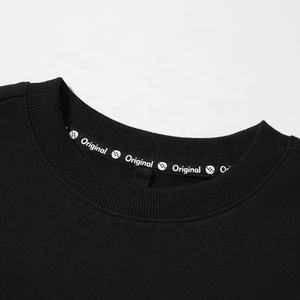 Vente en gros Noir Surdimensionné Hommes Personnalisé Blank Vintage Hoodies - Product Image 4