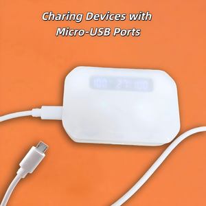 Cable de carga micro-USB blanco de 1,5 m Chaqueta de cobre puro y PVC para teléfonos Android y bancos de energía - Product Image 5