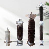 Parafoudre à oxyde de zinc et d'aluminium de type station MOA sous vide 33 kV pour protection électrique contre la foudre basse/moyenne/haute tension Chine