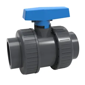 Chine Usine Personnalisable ODM Manuel Type pour Eau/Irrigation PVC Double True Union Ball Valve