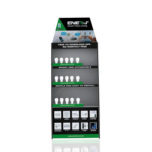 Exhibidores de PVC para Piso, Exhibidores Metálicos de Pie, Exhibidores Comerciales con Bombillas LED, Soporte de Exhibición para Lámparas - Product Image 6