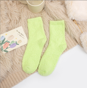 2024 Wholesale Adult Winter <strong>Warm</strong> <strong>Fuzzy</strong> <strong>Socks</strong> Cartoon Pattern Body Logo - Product Image 3