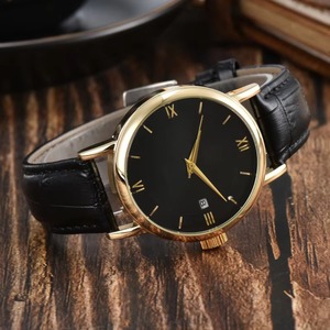 High Quality Leisure Business Calendar Large Dial Leather Hollow Out Orologio Da Uomo Couple Automatic Men's <b>Mechanical</b> <b>Watch</b> - Product Image 2
