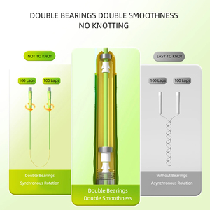 <span class=keywords><strong>Corde</strong></span> <span class=keywords><strong>à</strong></span> <span class=keywords><strong>sauter</strong></span> segmentée <span class=keywords><strong>à</strong></span> double roulement en PVC, longueur réglable, pour débutants et élèves du primaire - Product Image 2