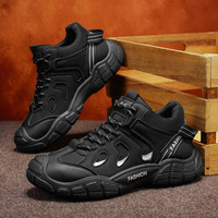 Bottes de travail d'extérieur pour hommes de haute qualité, nouvelle collection printemps, polyvalentes, décontractées, résistantes à l'usure, respirantes, chaussures de sécurité sportives