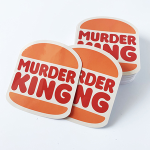 Promotional <strong>DIY</strong> Cheap Self Adhesive Labels Waterproof Weather Resistant Easy Peel Off Colorful Vinyl <strong>Stickers</strong> for Business Logo - Product Image 1