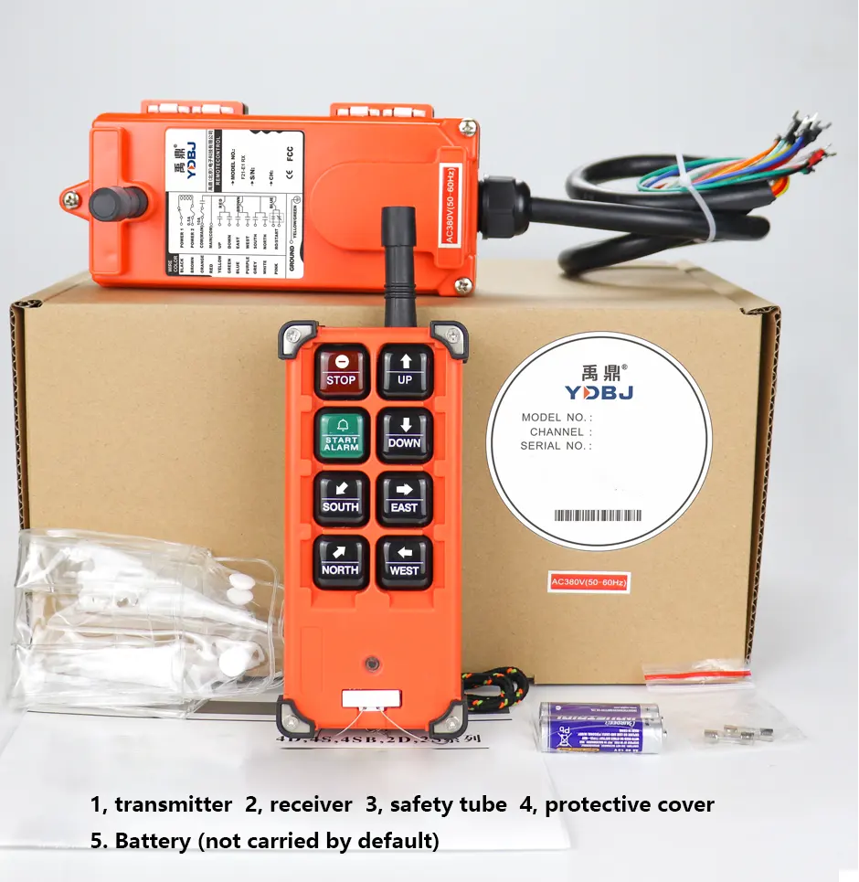 Промышленный радиоприемник с дистанционным управлением, F21-E1B, приемник-передатчик с 6 кнопками, пульт дистанционного управления для крана