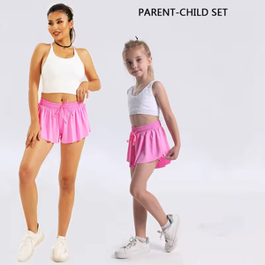 Jupe <span class=keywords><strong>de</strong></span> <span class=keywords><strong>course</strong></span> athlétique 2-en-1 RTS Maman et <span class=keywords><strong>moi</strong></span> pour femmes, enfants et filles, avec short fluide intégré, style papillon - Product Image 1