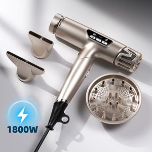 Secador de Pelo Eléctrico Plegable de Alta Velocidad BLDC para Salón de Belleza, con Iones Negativos, 1800W de Alta Potencia, para el Cuidado del Cabello - Product Image 1