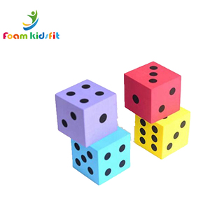 Factory Cheap Price EVA Foam Cube Colorful Foam Dice Kid's Educational Foam Toys