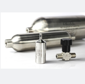 Tped swagelok loại 500ml 1000ml đôi đã kết thúc 1/4 nữ NPT khí mẫu xi lanh - Product Image 1