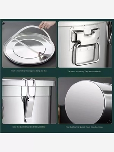 Couvercle de baril épaissi pour récipient à pression en acier inoxydable 304 de grande capacité commerciale pour ragoût de <span class=keywords><strong>saumure</strong></span> d'eau bouillante pour - Product Image 5