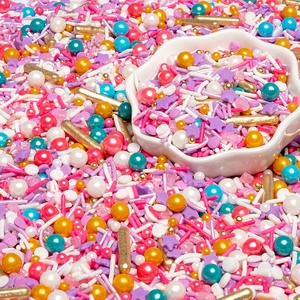 Sprinkles de flores rojas en forma de corazón para el Día de <span class=keywords><strong>San</strong></span> Valentín, pastel de boda, decoración de cupcakes, bolsa de forma sólida para CELEBRACIÓN DE <span class=keywords><strong>San</strong></span> Valentín - Product Image 5