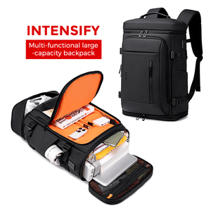 Người đàn ông của thường đi du lịch Ba lô công suất lớn đa chức năng độc lập ngăn giày 16-inch máy tính xách tay túi không thấm nước PC - Product Image 3