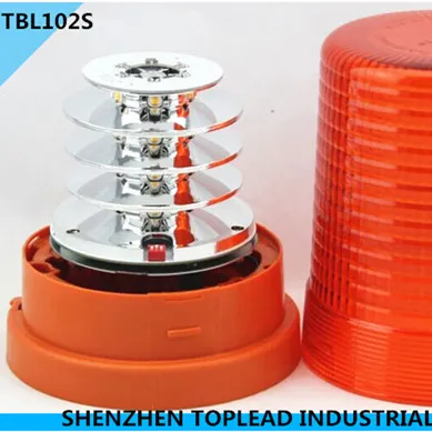 12-24V hổ phách cao tháp điện LED Strobe cảnh báo đèn hiệu ánh sáng, nhấp nháy và xoay đèn tín hiệu với CE chứng nhận
