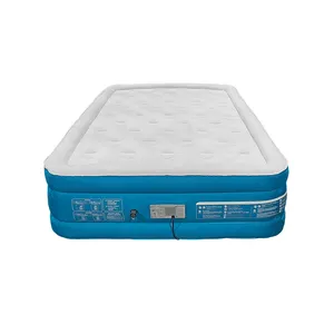 带内置泵的双充气床垫凸起豪华充气床垫快速充气床垫野营旅行