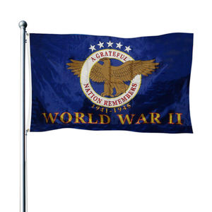 Drapeau wolf War ll nouveau Design 3x5 pieds pour décoration intérieure et extérieure de la pelouse de la cour - Product Image 1