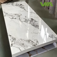 Panneaux muraux modernes en PVC, imprimés UV, imperméables et ignifuges pour le commerce, grossistes internationaux
