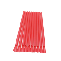 Cuillère Pailles À Boire Écologique PLA En Plastique Jetable Home Party Barware Bar Accessoires Emballage Personnalisé Couleur Personnalisée