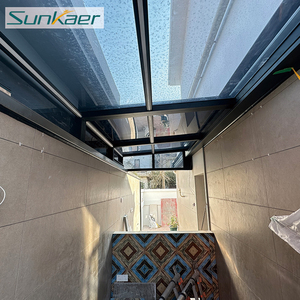 Cubierta de patio eléctrica OEM/ODM, pérgola de <span class=keywords><strong>techo</strong></span>, recinto moderno de <span class=keywords><strong>policarbonato</strong></span> en la azotea, garantía de 10 años, popular para uso en exteriores - Product Image 5