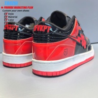 Chaussures Hommes Personnalisées sur Mesure Fabrication, Chaussures Basses en Cuir Verni Haut de Gamme, Baskets de Designer avec Personnalisation de Logo Gratuite