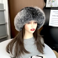 Nouvelle Tendance Chapeau Bob en Vraie Fourrure de Vison Luxe Automne Hiver Chaud Couleur Unie Doux et Moelleux Broderie 3D Décontracté Voyage Adultes