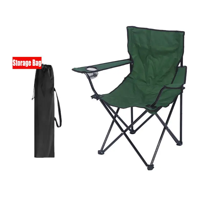 Accoudoir portable engins de pêche pliable en acier inoxydable chaise de camping pliante extérieure