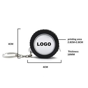 Llavero con Cinta Métrica en Forma de Neumático, Personalizado al por Mayor, OEM, 3FT - Product Image 4