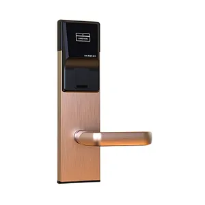 射频识别卡酒店房间门锁，带管理软件系统通过钥匙和智能卡访问