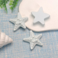 100 pièces de grandes étoiles de mer plates pour la décoration de coques de téléphone, les loisirs créatifs, le scrapbooking et les accessoires pour pinces à cheveux