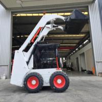 Mini Caricatore Diesel Compatto 4WD con Caricatore Frontale Idraulico per Agricoltura e Costruzioni