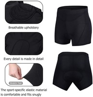 Italie Style haute qualité unisexe 3D vélo éponge Pad réversible échantillon gratuit vélo cyclisme Shorts pantalon grande taille adulte mousse bavoir