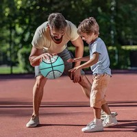 Ballon de basketball Psyche taille 7 personnalisé en PU durable avec chambre à air en caoutchouc naturel pour l'entraînement