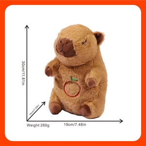Peluche de Capibara que Respira, Osito Luminoso con Sonido, Muñeco Musical <span class=keywords><strong>para</strong></span> <span class=keywords><strong>Dormir</strong></span> <span class=keywords><strong>para</strong></span> Niños, Garantía de 3 Meses - Product Image 2