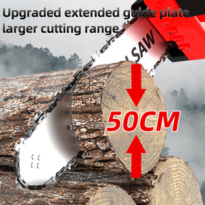 Scie à chaîne sans fil 21V à moteur sans balais, autonomie prolongée, 12 pouces, pour la coupe du bois en extérieur - <span class=keywords><strong>Prix</strong></span> de gros - Product Image 5